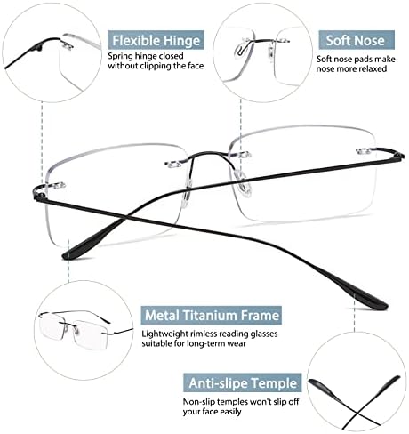 SUGLSS Фотохромичните Бифокални Очила За Четене За Мъже, Блокиране на Синя Светлина, Преходен, Бифокални Очила