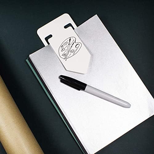 Голяма пластмасова скрепка за хартия Azeeda 91mm Палитра художници и четка (CC00069930)
