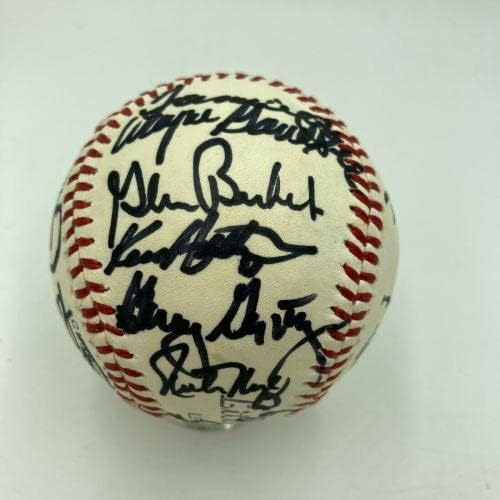 Чудесна отбор на Чикаго Къбс 1969 г., Подписа Договор с Ърни Бэнксом от Мейджър лийг Бейзбол JSA - Бейзболни