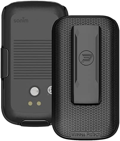 Безжична защитен калъф, съвместим с Sonim XP3 Plus (XP3900) Телефон. Надеждна засаждане, лек кобур с превръщането клипс за колан