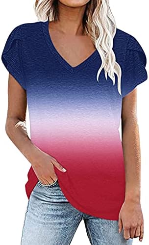 Летни Графични Модерни Ежедневни Блузи Класическа Женска Тениска С Квадратна Деколте Плюс Размер Лесен Къс Ръкав