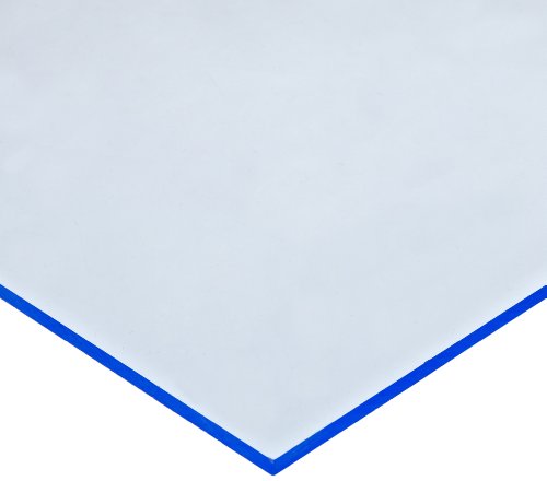Лят Акрил Флуоресцентно лист, Лъскав, Тъмносин, с дебелина 0,118 инча, ширина 12 см, дължина 12 инча
