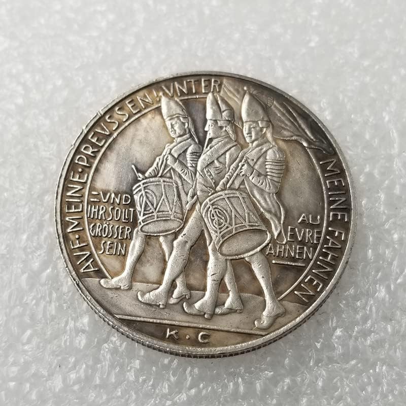 QINGFENG Старинни Занаяти 1912 Немска Месинг сребърно покритие Состаренный Сребърен Долар през Цялата 955