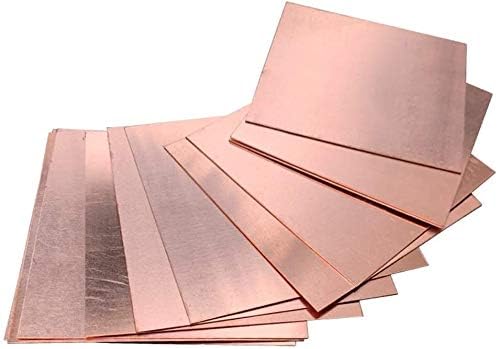 YIWANGO Меден лист За обработка на метали-Часова от латунного ламарина 100 мм x 150 мм /4x6 инча, 1 бр. лист