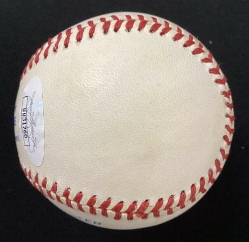 Играта на топка с автограф на Джим Сом Боб Хънтър Браун HOF Auto ню ЙОРК Янкис С Надпис JSA - Бейзболни топки с автографи