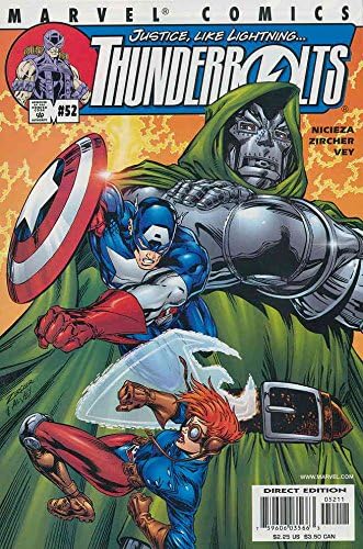 Тандерболты 52 VF ; Комикс на Marvel | Д-р Гибел на Капитан Америка