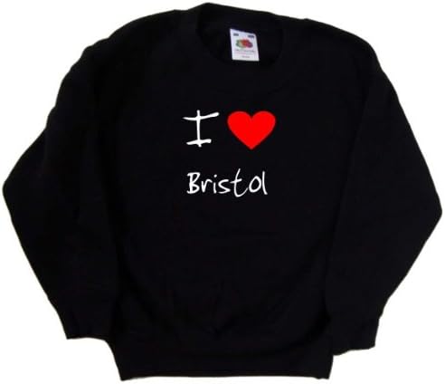 Детска hoody I Love Heart Bristol Black