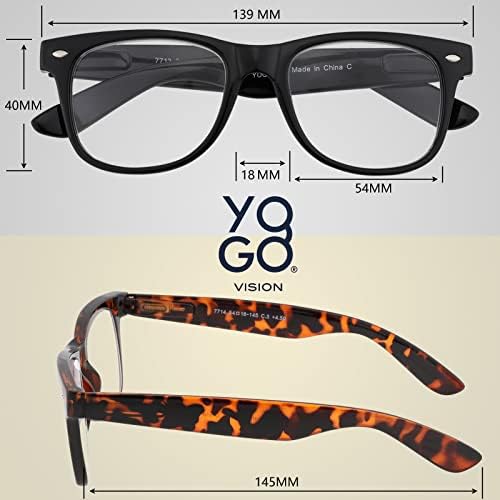 Увеличителни очила Yogo Визия за четене с най-високо увеличение на One Power Magnifier Readers (5,50)
