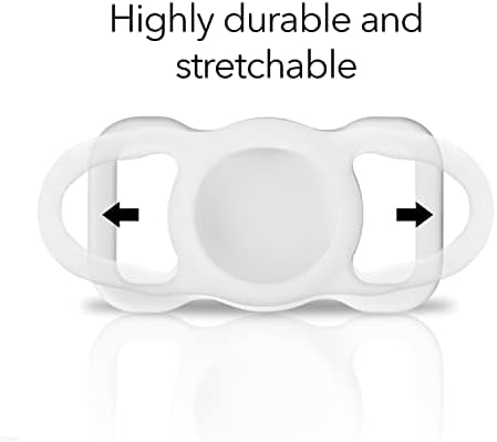 Титуляр AirTag яка за домашни любимци Wasserstein, съвместим с Apple AirTag - Защитен силиконов калъф за GPS