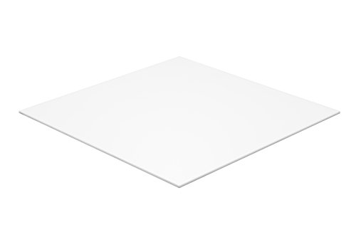 Falken Design WT7328-1-8/1010 Акрил Бял лист, на Прозрачност 32%, 10 x 10, дебелина 1/8