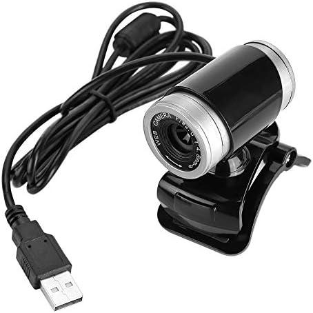 Клипсовая уеб камера Qiilu, 360-Градусная USB-12-Мегапикселова hd Уеб камера с микрофон (Червен + Сребърен)