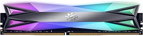 Комплект десктоп памет XPG DDR4 D60G RGB 32 GB (2x16 GB) 3600 Mhz PC4-28800 CL18-22-22 U-DIMM, сив (AX4U360016G18I-DT60)