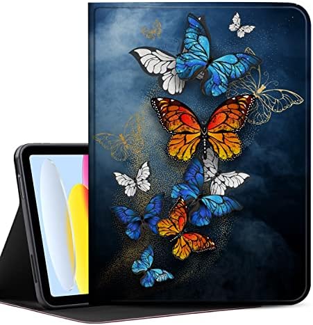 Калъф за iPad 10,9 инча (2020/2022) с държач за молив, цветенце + калъф KUAELEN за iPad 10,9 инча 10-то поколение