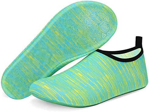 Водна Обувки ANLUKE, Чорапи за Практикуване на Аква-Йога Бос, Бързосъхнеща Плажни Обувки за Плуване и Сърф за