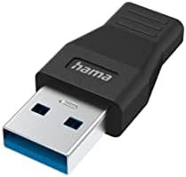 Адаптер Hama USB C, USB конектор, A към конектора USB C (за свързване на КОМПЮТРИ, лаптоп, MacBook, таблет с