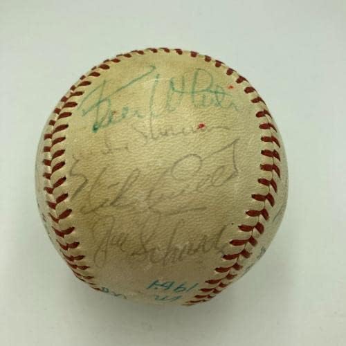1964 Отбор на Шампионите от Световна серия Сейнт Луис Кардиналс е Подписала бейзболни топки Бекет COA - Бейзболни