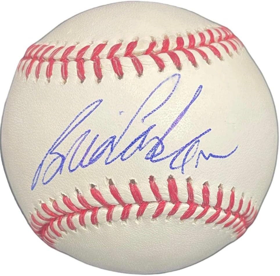 Брайън Кэшман с автограф от Официалния представител на Мейджър лийг бейзбол (JSA) - Бейзболни топки с автографи