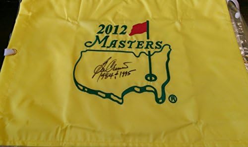 Бен Креншоу подписа флаг Masters Golf - Подписано лично - COA