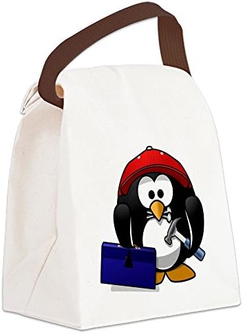 Холщовая Чанта За Обяд Малък Кръг Penguin - Удобен Конструктор За Мъже