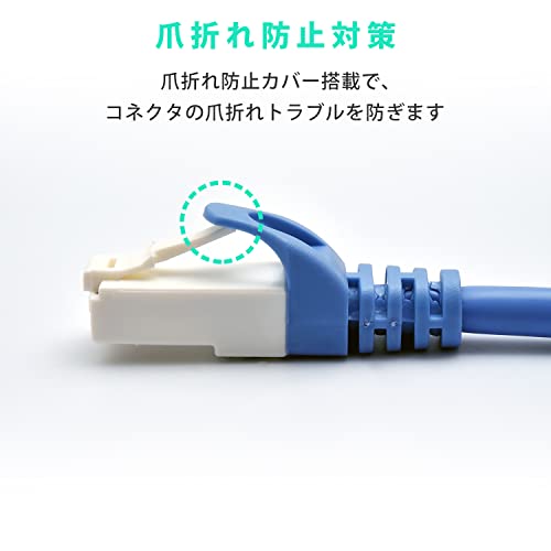 Мрежов кабел EXHEART EAT6AH-1BL, основа cat6a, Твърд, 3,3 фута (1 м), Синьо, Отговаря на стандарта основа cat6a,