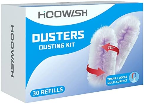 HOOWISH Тежки съвети за избърсване на прах: Съвети за избърсване на прах Multi Surface 360 Dusters Cleaner (30
