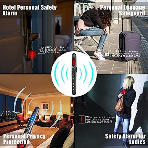 Детектор за скрити камери, Персонална аларма, Скенер обектива на камера обскура, Инструмент за предупреждение