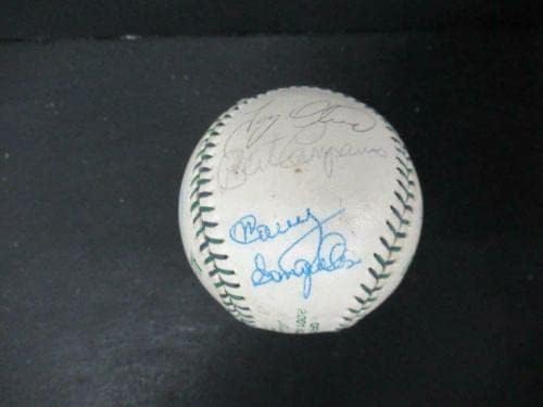 (8) Бейзболни Велики Автографи с множество автографи на PSA/DNA AG56933 - Бейзболни топки с автографи