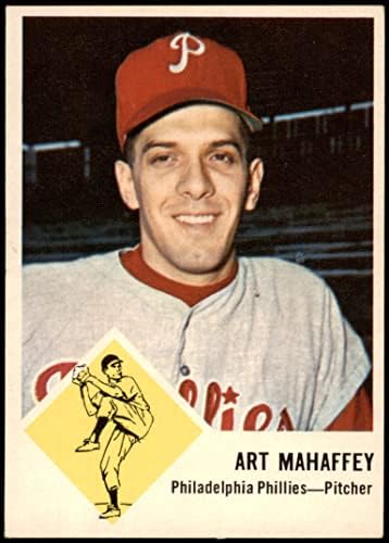 1963 Fleer 54 Арт Махэффи Филаделфия Филис (Бейзболна картичка) EX/MT Phillies