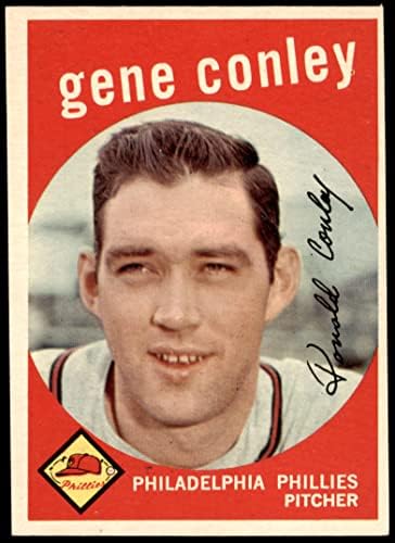 1959 Topps 492 Джин Конли Филаделфия Филис (Бейзболна картичка), БИВШ Филис