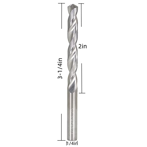 Твердосплавная fresa LiGuVCY е Подходящ за рязане на цветни метали на алюминии Диаметър на опашка 1/4 x 2 инча