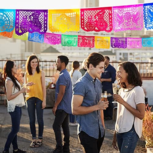 ПЕТ опаковки Банери за мексикански партита с дължина 82 метра плюс 250 г Разноцветного конфети - Истински Papel
