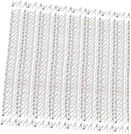 X-DREE 500шт AWG 16-14 U-образни Студени Оголени клеми Обжимная Неизолированная вилица SNB2-5S (500шт AWG 16-14