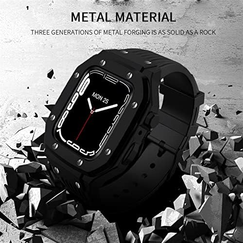 BEFIA за Apple Watch Band Series 8 45 мм, мъжки часовник от сплав, калъф, каишка, 44 мм 42 мм, Метална Рамка,