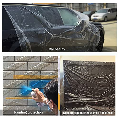 Клееная маскировочная филм Andech - за прикриване на автомобилни покрития, мебели, подове и домакински уреди.