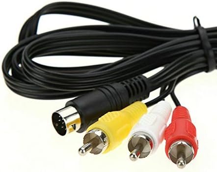 yan 6 фута RCA Композитен AV кабел за SEGA Genesis 2 и 3