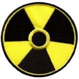 Символ на радиация предупреждение за опасност биологична опасност апликация желязна нашивка