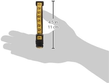 XSmall Жълто-кафяв нашийник за щенячьих лапите на: ширина 1/2, в регулация на 6-12 см - Произведено в САЩ.