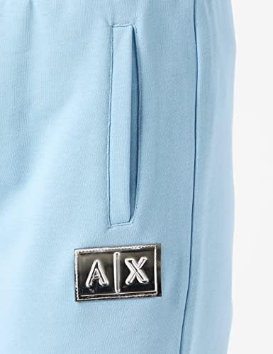 Дамски джоггеры за бягане от Органичен памук A|X ARMANI EXCHANGE с брилянтен лого