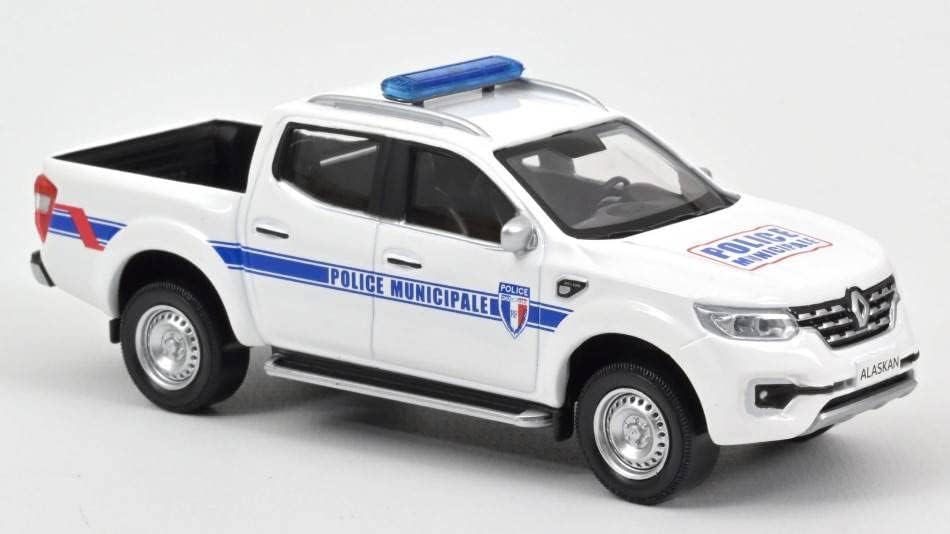 Мащабна модел на Norev, Съвместима с Renault Аляска 2018 Police MUNICIPALE 1:43 NV518355