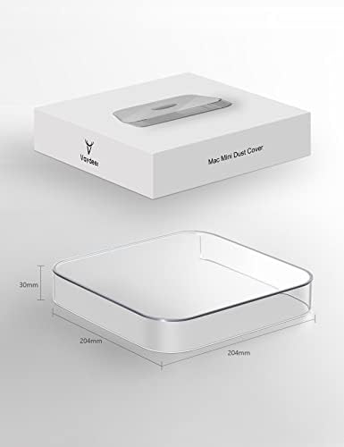 Акрилни калъф VAYDEER за Mac Mini е Съвместим с Apple Mac Mini 2010-2020, Прахоустойчив калъф Mac Mini Mac Mini
