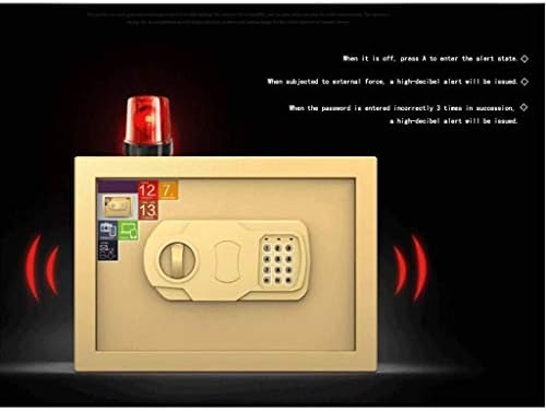 BHVXW Големият електронен цифров сейф, бижута за домашна сигурност-имитация на заключване на сейфа (цвят: E)