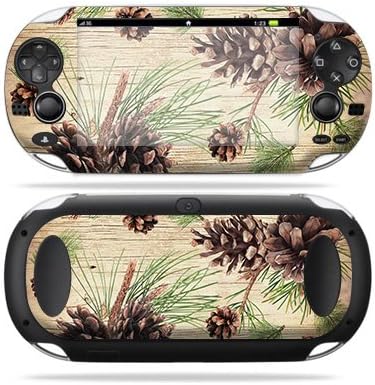 Корица MightySkins е Съвместима с Sony PS Vita – Pine Колаж | Защитно, здрава и уникална Vinyl стикер | Лесно
