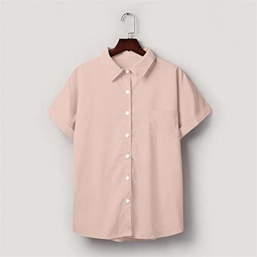 Женската Риза е Свободен, Намаляване с Черепашьим Деколте и Копчета Свободно, Намаляване, Однотонная Блуза,