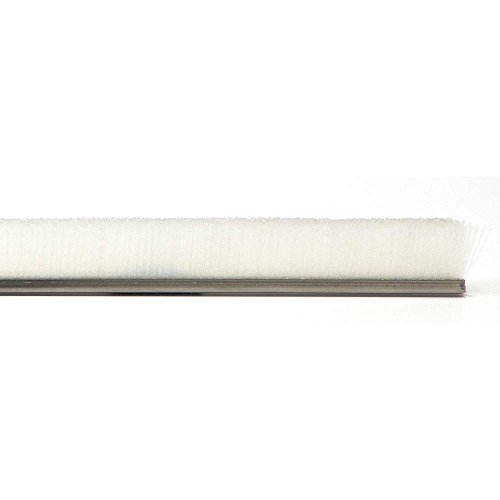 Полосчатая четка Tanis Brush MB460684 с основата от неръждаема стомана, 3/16 Тип 4, четина от бял полиестер,