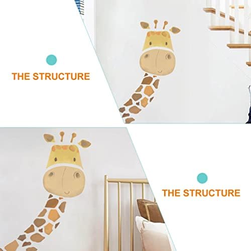 LIOOBO 1 Комплект Стикер на стената с Жирафа, Направи си сам, Стикер на стената с Жирафа, Самоклеящееся Монтиране
