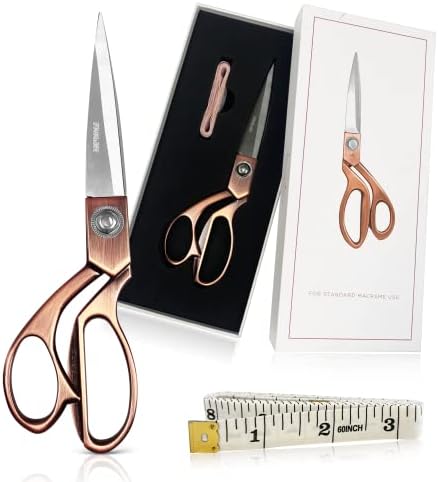 Ножица за плат BOCHIKNOT Professional 8 - Остри Ножици от розово злато - Портновские ножица - от розово злато