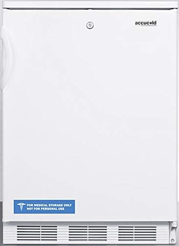 Отделно стои универсален хладилник Summit Техника FF7LW, регистриран в продажба, с фронтален заключване, автоматична
