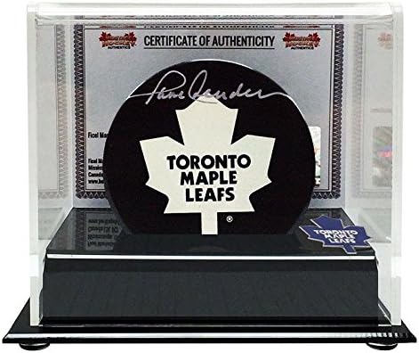 Пол Хендерсън подписа шайбата Торонто Мейпъл Лийфс - за Миене на НХЛ с автограф