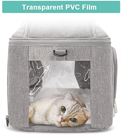 Раница за кучета MHYFC, Дишаща чанта за домашни любимци, Пътна Транспортна чанта за Малки Кучета и Котки (Цвят: