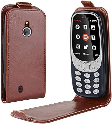 zl one е съвместим с/замяна за своята практика за телефон Nokia 3310 3G, 4G от изкуствена кожа с отделения за